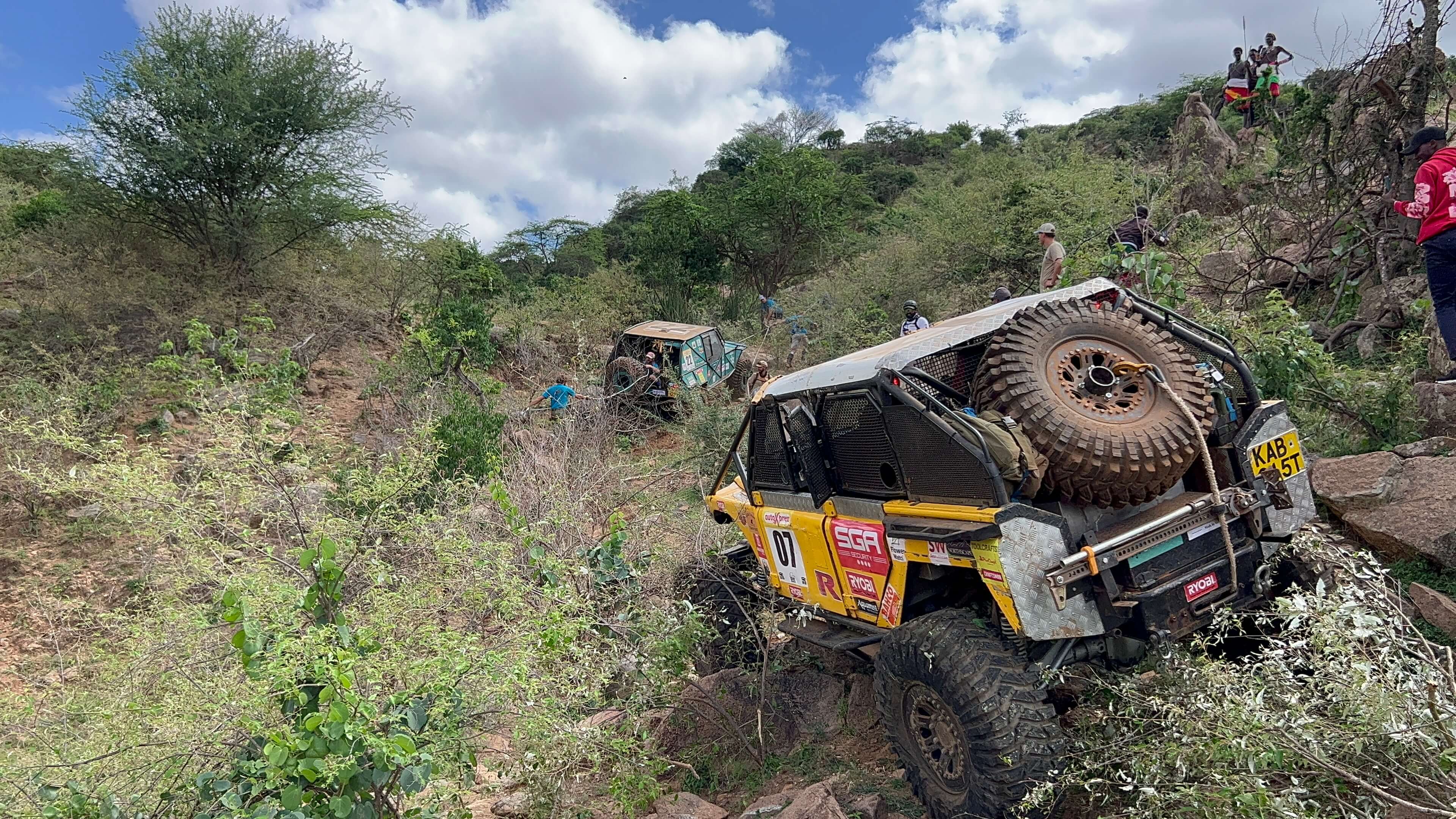 This is the 4th year that SGA Security is sponsoring the rhino car in kenya